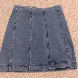 FREE PEOPLE Jean skirt